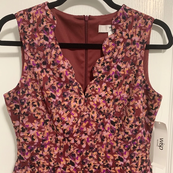 NWT Wisp Cleo Textured Knit Dress Size 4P - Picture 6 of 9